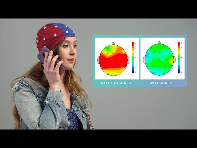 Aires Tech EEG Brain Scan Demonstration | EMF effects on the brain