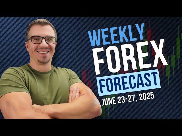 Weekly Forex Forecast For DXY, EURUSD, GBPUSD, USDJPY, and XAUUSD (June 23-27, 2025)