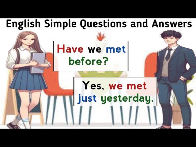 English Conversation Practice for Beginners |  English Speaking Practice | Learn English