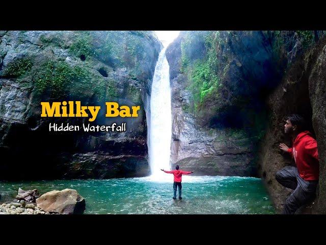 Milkybar waterfall | Hidden Gem of Sahyadri |  दुधासारखा पांढराशुभ्र वाहणाऱ्या पाण्याचा धबधबा |