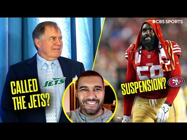 Belichick contacted Jets prior to taking UNC job, De'Vondre Campbell potentially facing suspension