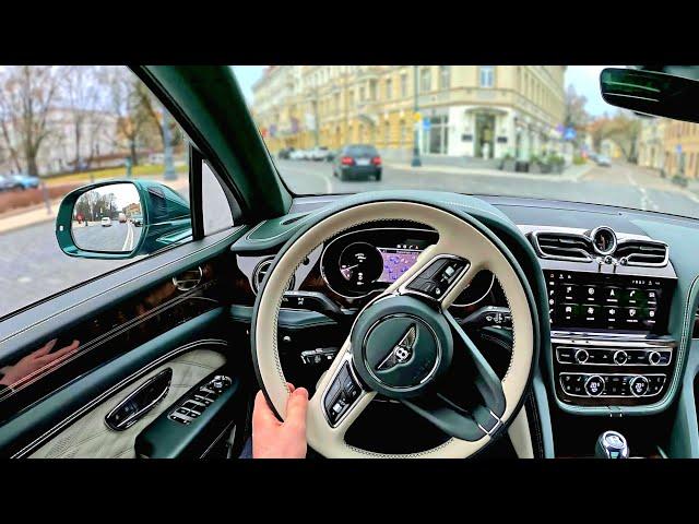 2024 BENTLEY Bentayga [ EWB First Edition V8 550hp ] | POV Test Drive