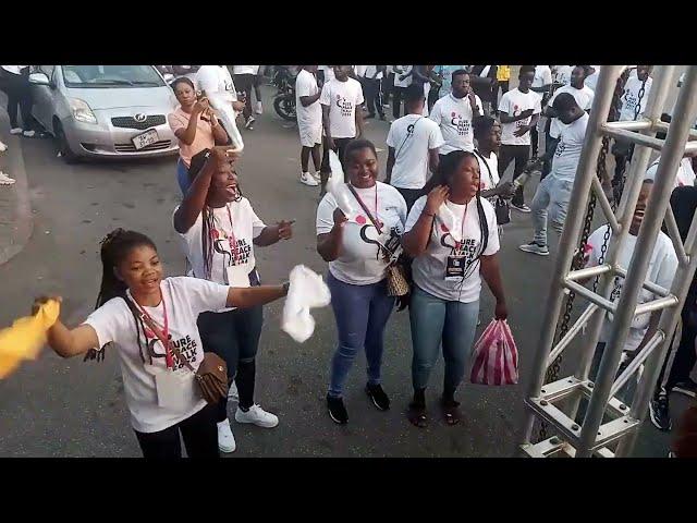 PURE FM TURN ASHANTI REGION UPS&DOWN WITH THE MASSIVE  PEACE WALK