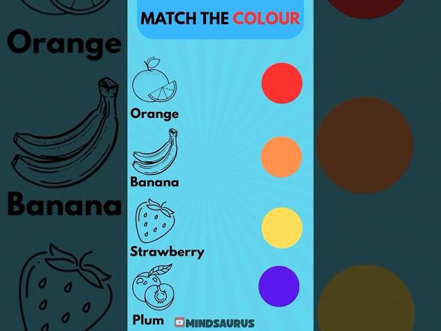Match the colours ️️ | Mindsaurus #shortsvideo #shorts #trending