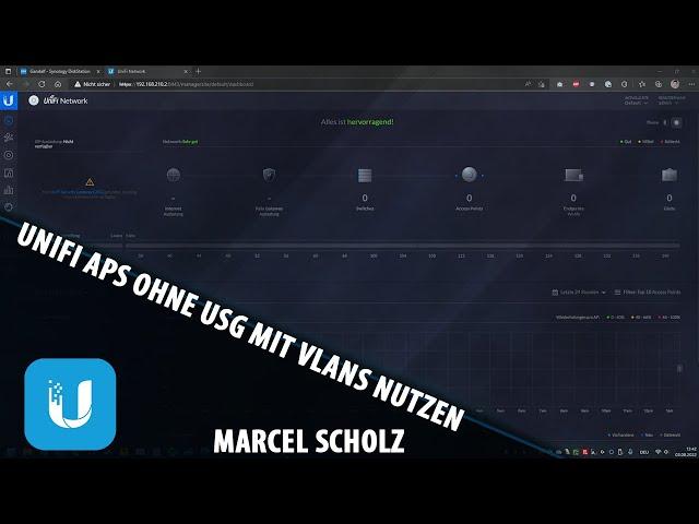 Using Unifi access points without USG with VLANs (German) | Marcel Scholz