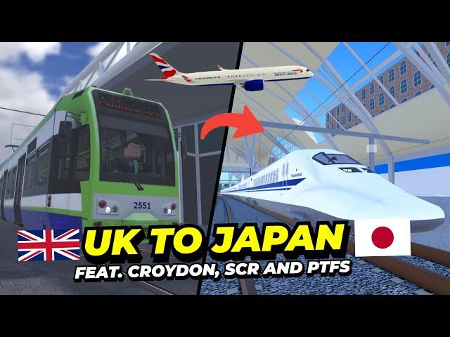 I travelled from the UK to JAPAN in Roblox!