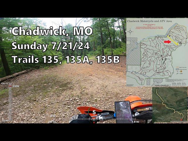 Trails 135, 135A, & 135B (Moderate/Hard)  - Chadwick Motorcycle & ATV Area