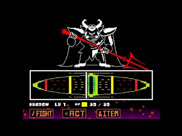 Undertale - Asgore Boss Fight