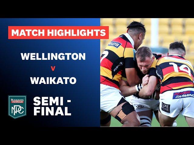 SEMI-FINAL HIGHLIGHTS: Wellington v Waikato (Bunnings NPC 2024)