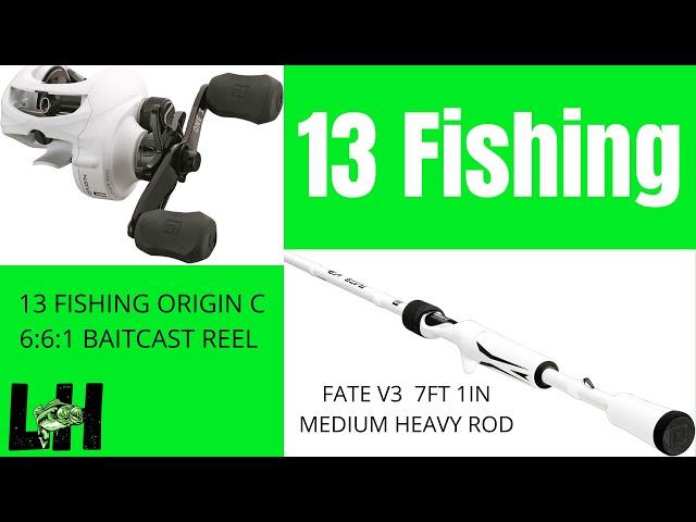 NEW 13 fishing Fate V3 rod and Origin C Baitcast Reel