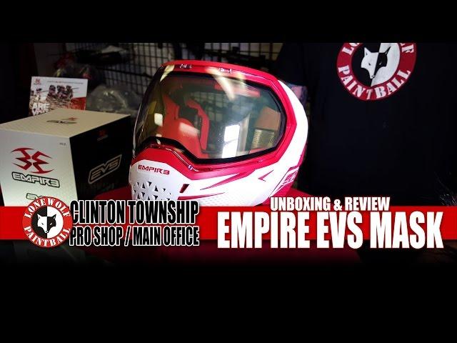 Empire EVS Paintball Mask Unboxing, Review & Comparison Lone Wolf Paintball