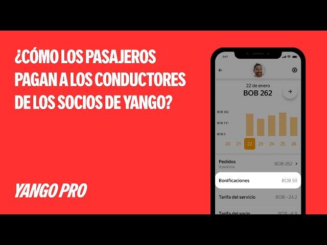 ¿Cómo los pasajeros pagan a los conductores de los socios de Yango?