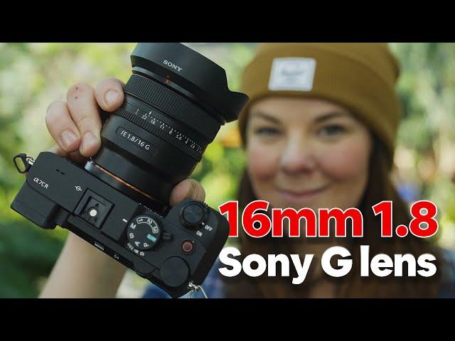 The Sony 16mm 1.8 G-Series lens is ideal for vloggers and content creators