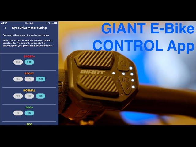 Giant E-Bike Control App Review | Giant RideControl ONE