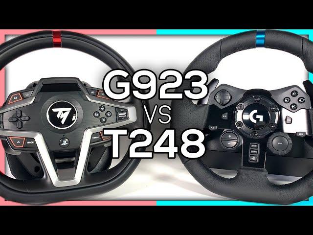 Logitech G923 VS Thrustmaster T248 | Which is the BEST Entry-Level Sim Racing Wheel?!