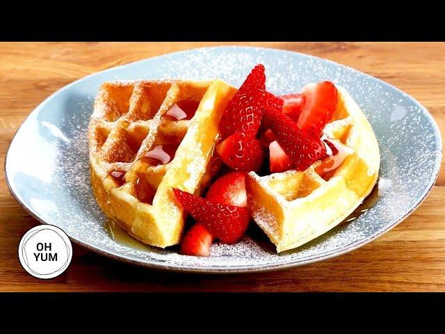 Professional Baker Teaches You How To Make WAFFLES!