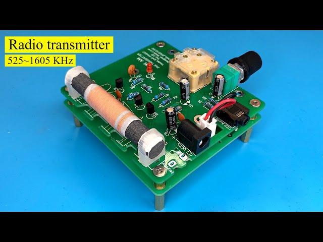 how to make a radio transmitter , Build A Long Range AM Transmitter