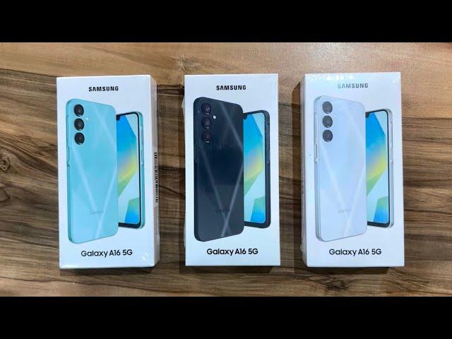 Samsung Galaxy A16 5G Unboxing 3 out of 4 Colors