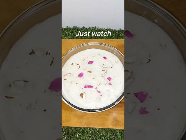 Without milk  sweet kheer dessert    #short #viral #nidhicooking