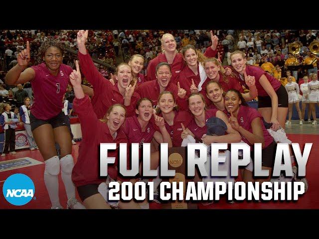 Stanford vs. Long Beach State: 2001 NCAA volleyball championship | FULL REPLAY