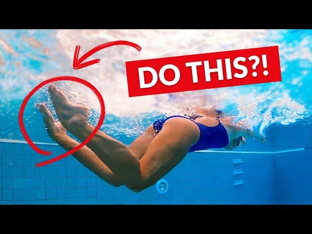 How to Kick While Swimming Butterfly