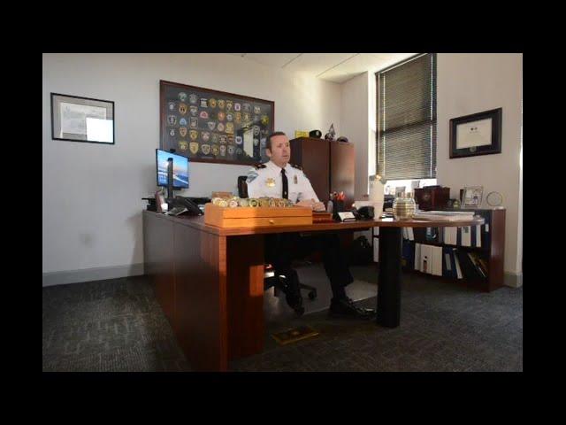 Maj. Reed Baer discuss recruitment efforts at Hickory Police Department