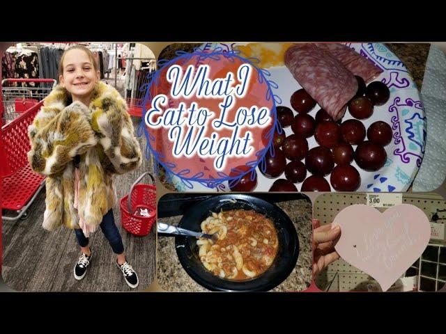 What I Eat In A Day Vlog | Shop with me @ Target  | Valentine's Day @ Dollar Sopt