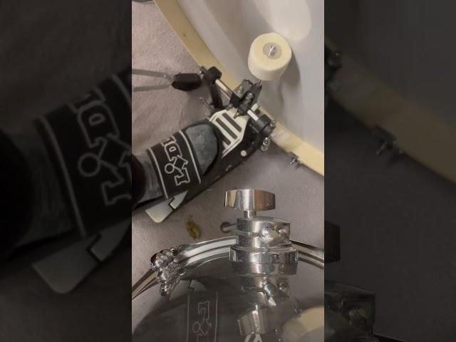 Kick drum quadruplets  #drums #shorts