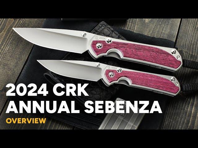 2024 Chris Reeve Annual Sebenza - Purple Heart Inlays - GPKNIVES Exclusive Overview