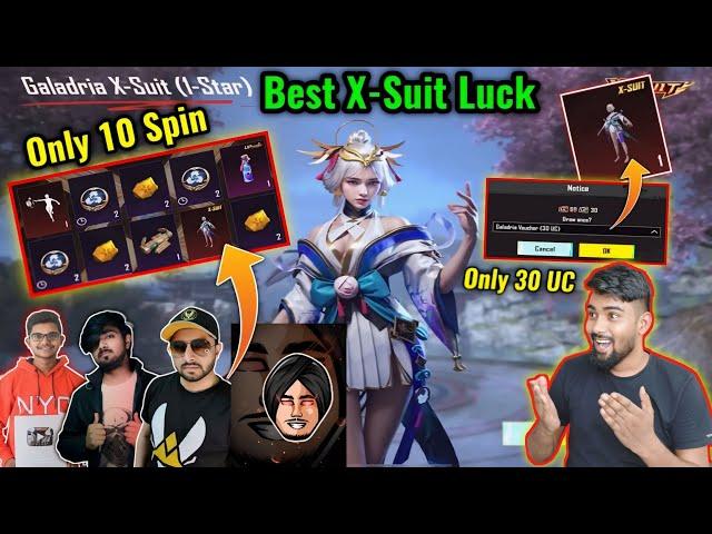 X-Suit Best Luckiest Crate Opening | Only 30 UC मे X-Suit निकल गया | Best X-Suit Crate Opening