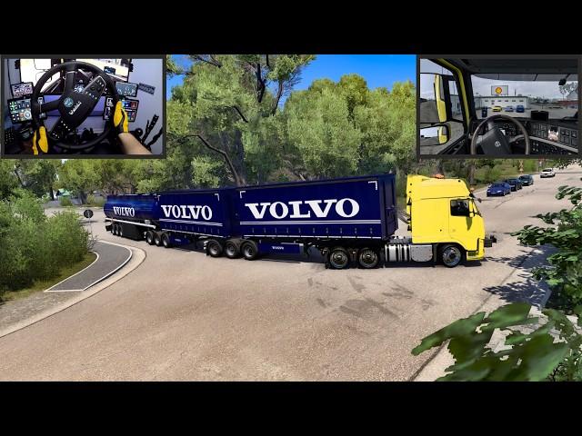 Oil Transport Through Narrow City Streets - Euro Truck Simulator 2 - Virtual Reality