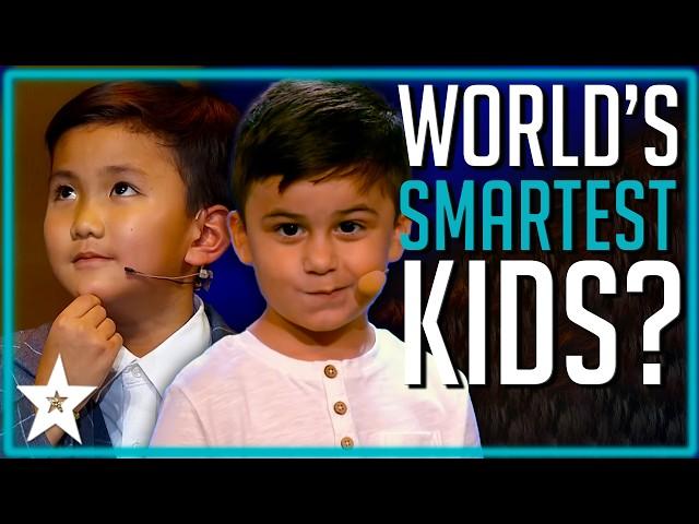 Smartest Kids in the World? Child GENIUSES Who Won the GOLDEN BUZZER! | Kids Got Talent