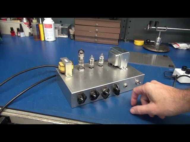 D-Lab new Class A 6GW8 tube practice guitar amp with deep Tremolo build your own, see details