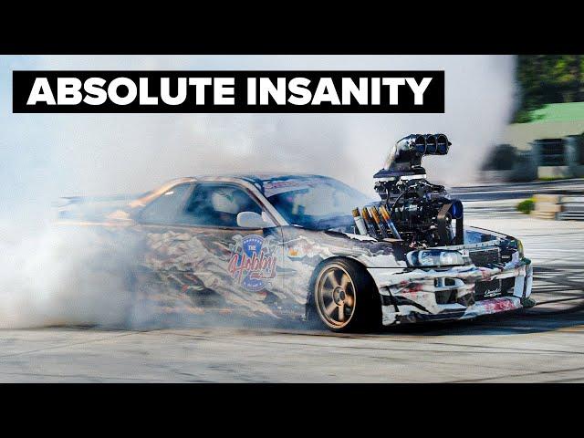 Aussie Style R34 Burnout Machine visits the LZ Compound