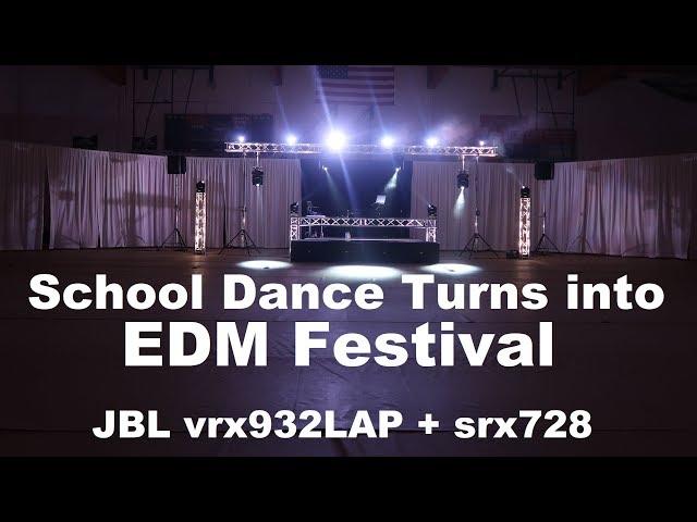 DJ GIG LOG 083 | Massive Homecoming | JBL vrx932lap srx728 | Large Trussing | EDM Style Concert