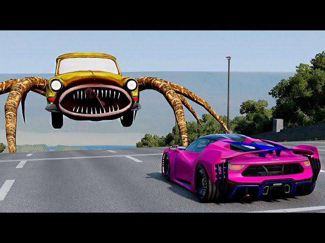 Cars Destruction Test with CAR EATER & BUS EATER – BeamNG.Drive