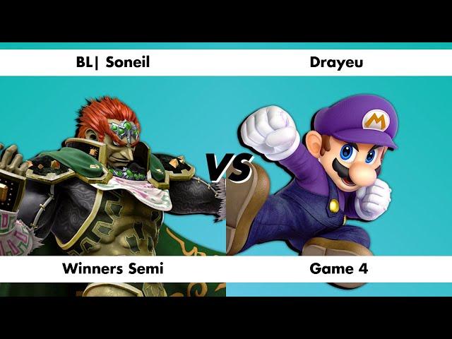 BL|Soneil (Ganondorf) vs Drayeu (Mario) game 4/Checkpoint Smash 5 Winners Semi