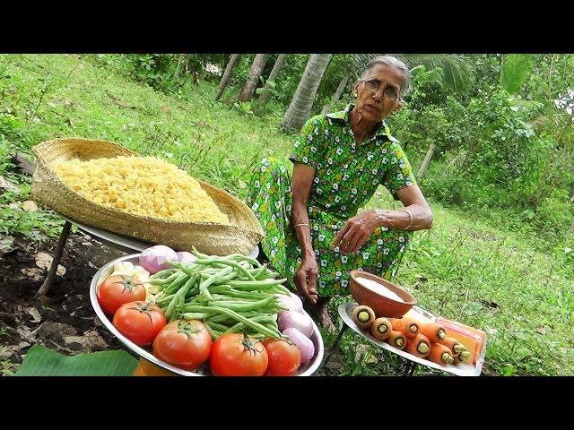 Village Food / Cooking 5kg Shell Macaroni Pasta in my Village by Grandma