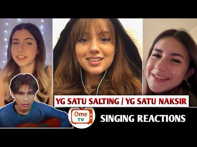 Pria Indonesia jadi idaman Bule bule cantik setelah di Nyanyiin wkwk | SINGING REACTIONS OmeTV