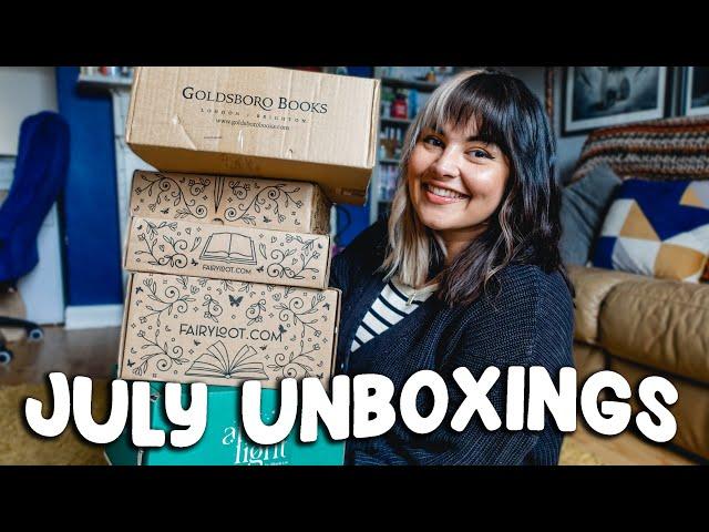 July Book Unboxing! Fairyloot, GSFF & Special Editions 2024