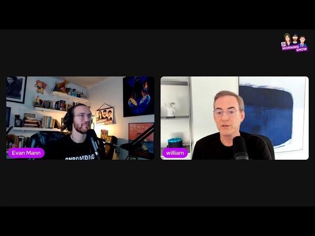 #313 – Zebec, GENIUS, & Blockchain OG William Quigley – The Rise Up Morning Show – May 27, 2025