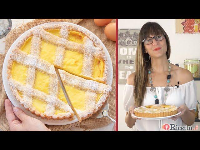 Crostata alla crema pasticcera (facilissima) - Ricetta.it