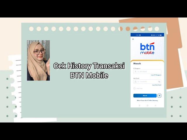 CARA CEK HISTORY TRANSAKSI TRANSFER PADA BTN MOBILE