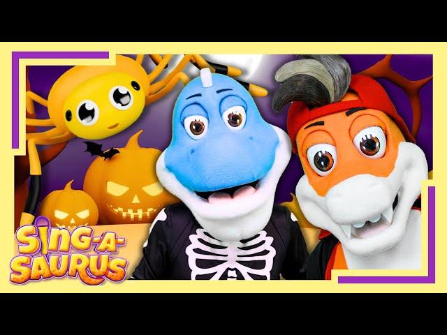 Happy Halloween | Dinosaur Halloween Song | Dinosaurs for kids  - Sing-A-Saurus!