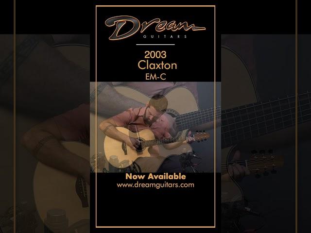 Dream Guitars - 2003 Claxton EM-C, Brazilian Rosewood/Adirondack Spruce #guitardemo #acousticguitars