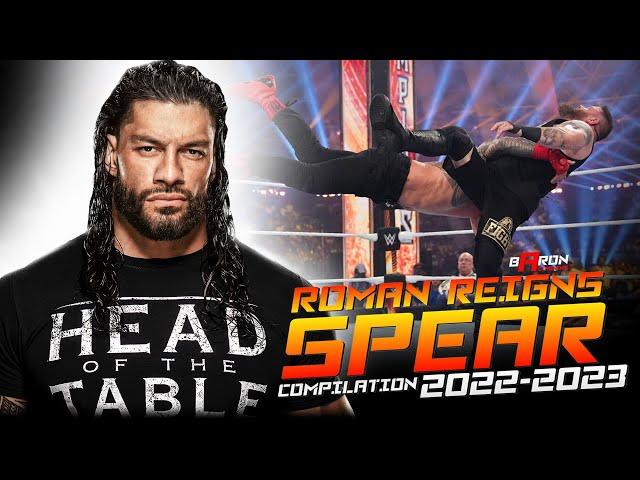 Roman Reigns - Spear Compilation 2022-2023 By Baron Clashing