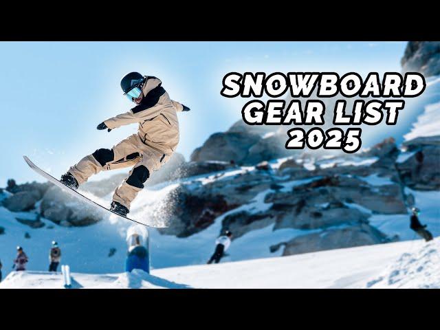 My Snowboard Gear List for 2025 | Board Archive