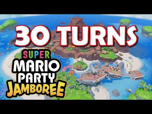 Super Mario Party Jamboree - PLAYING FOR 30 TURNS!! Bro vs Sis vs Luigi Does Absolutely Nothing!