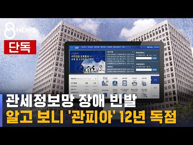 [단독] 관세정보망 장애 빈발…"관세청 출신에 맡겼더니" / SBS