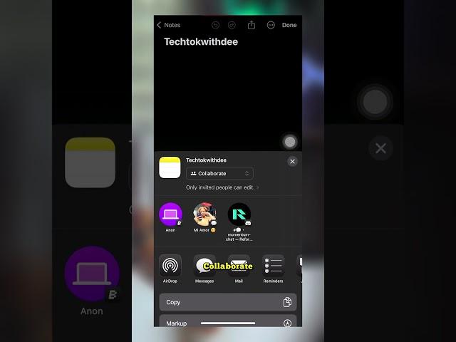 This apple note feature is so cool. Have you tried this? #techtokwithdee #applenote #youtubeshorts